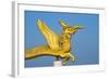 Dragon statue in Golden Temple, Chittagong Division, Bangladesh-Keren Su-Framed Photographic Print