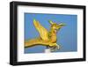 Dragon statue in Golden Temple, Chittagong Division, Bangladesh-Keren Su-Framed Photographic Print