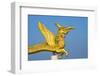 Dragon statue in Golden Temple, Chittagong Division, Bangladesh-Keren Su-Framed Photographic Print