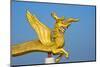 Dragon statue in Golden Temple, Chittagong Division, Bangladesh-Keren Su-Mounted Photographic Print