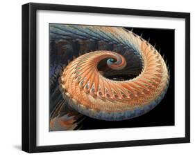 Dragon Tail Fractal-Laguna Design-Framed Premium Photographic Print