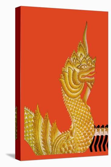 Dragon Temple of Siam-Frank Mcintosh-Stretched Canvas