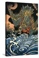Dragon-Kuniyoshi Utagawa-Stretched Canvas