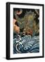 Dragon-Kuniyoshi Utagawa-Framed Premium Giclee Print