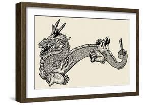 Dragon-null-Framed Giclee Print