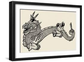 Dragon-null-Framed Giclee Print