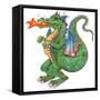 Dragon-Wendy Edelson-Framed Stretched Canvas