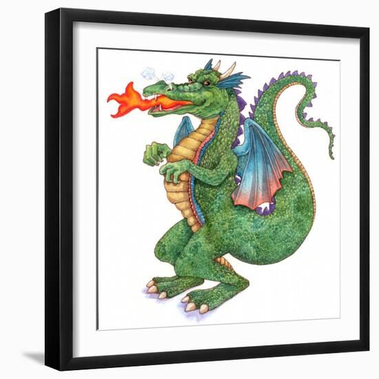 Dragon-Wendy Edelson-Framed Premium Giclee Print