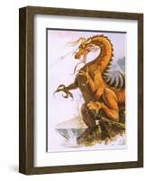 Dragon-English School-Framed Giclee Print