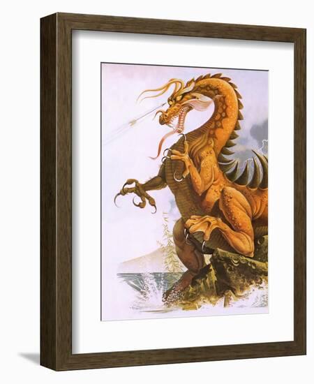 Dragon-English School-Framed Giclee Print