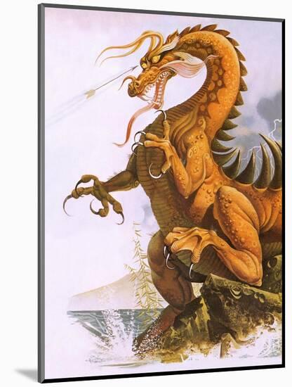 Dragon-English School-Mounted Giclee Print