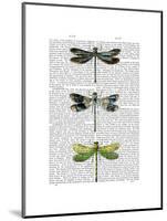 Dragonflies Print 2-Fab Funky-Mounted Art Print