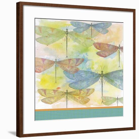 Dragonflies-Watercolor-C-Jean Plout-Framed Giclee Print