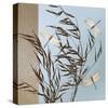 Dragonflies-Caroline Gold-Stretched Canvas