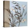 Dragonflies-Caroline Gold-Stretched Canvas