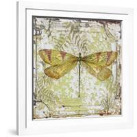 Dragonfly-A On Tin Tile-Jean Plout-Framed Giclee Print