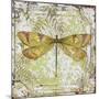 Dragonfly-A On Tin Tile-Jean Plout-Mounted Giclee Print
