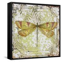 Dragonfly-A On Tin Tile-Jean Plout-Framed Stretched Canvas