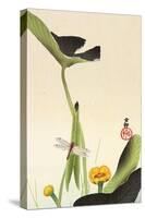 Dragonfly and Lotus-Koson Ohara-Stretched Canvas