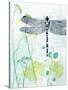 Dragonfly And The Healing Plant-Trudy Rice-Stretched Canvas