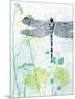 Dragonfly And The Healing Plant-Trudy Rice-Mounted Art Print