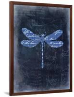 Dragonfly Blue 1-Kimberly Allen-Framed Art Print