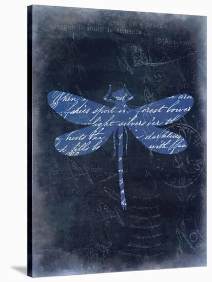 Dragonfly Blue 2-Kimberly Allen-Stretched Canvas