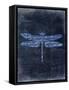 Dragonfly Blue 3-Kimberly Allen-Framed Stretched Canvas