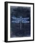 Dragonfly Blue 3-Kimberly Allen-Framed Art Print