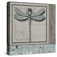 Dragonfly Blue-Karen Williams-Stretched Canvas