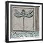 Dragonfly Blue-Karen Williams-Framed Giclee Print