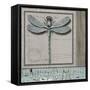 Dragonfly Blue-Karen Williams-Framed Stretched Canvas