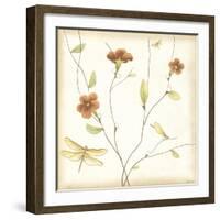 Dragonfly Branch-June Erica Vess-Framed Art Print