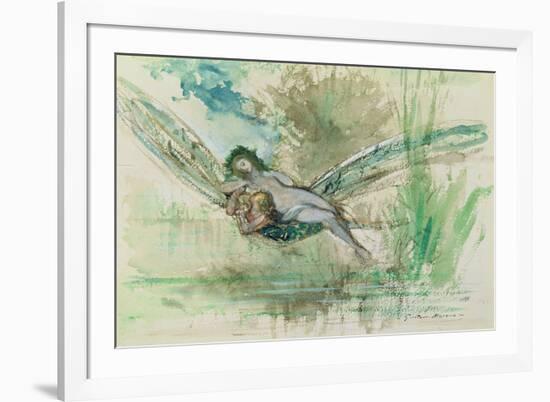 Dragonfly, c.1884-Gustave Moreau-Framed Giclee Print