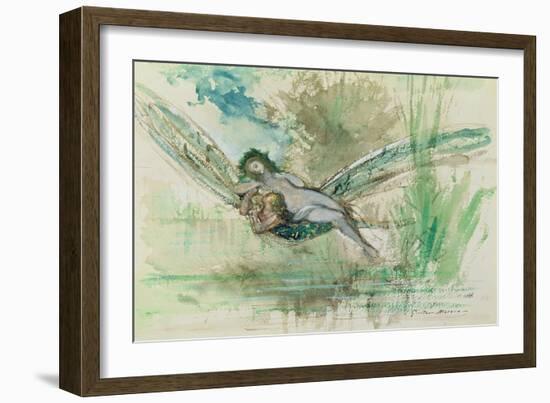 Dragonfly, c.1884-Gustave Moreau-Framed Giclee Print