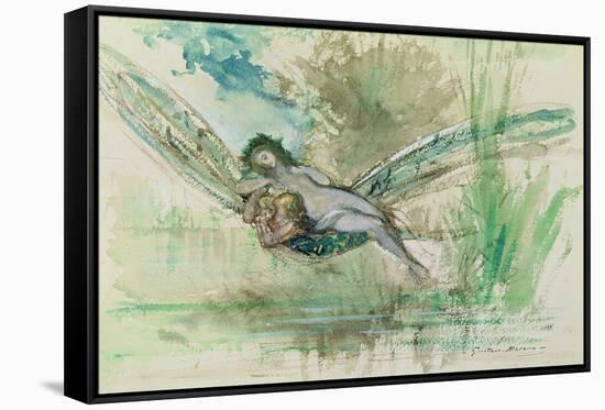 Dragonfly, c.1884-Gustave Moreau-Framed Stretched Canvas