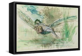 Dragonfly, c.1884-Gustave Moreau-Framed Stretched Canvas