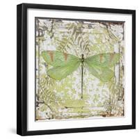 Dragonfly-E On Tin Tile-Jean Plout-Framed Giclee Print