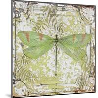 Dragonfly-E On Tin Tile-Jean Plout-Mounted Giclee Print