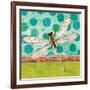 Dragonfly Earthtones-Robbin Rawlings-Framed Art Print