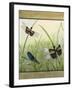 Dragonfly Friends-boarder-Jean Plout-Framed Giclee Print