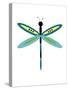 Dragonfly Goes Mod One-Jan Weiss-Stretched Canvas