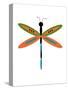 Dragonfly Goes Mod Three-Jan Weiss-Stretched Canvas