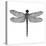 Dragonfly II-Clara Wells-Stretched Canvas