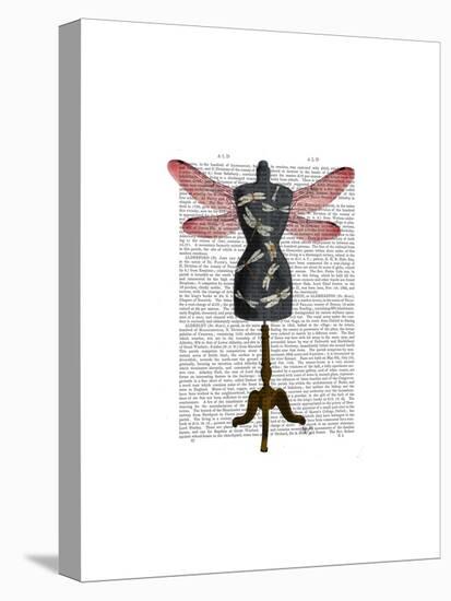 Dragonfly Mannequin-Fab Funky-Stretched Canvas