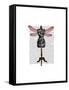 Dragonfly Mannequin-Fab Funky-Framed Stretched Canvas