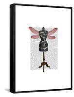 Dragonfly Mannequin-Fab Funky-Framed Stretched Canvas