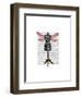 Dragonfly Mannequin-Fab Funky-Framed Art Print