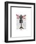 Dragonfly Mannequin-Fab Funky-Framed Art Print