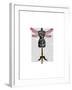 Dragonfly Mannequin-Fab Funky-Framed Art Print